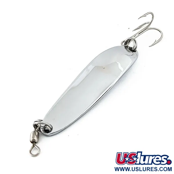 Vintage  Luhr Jensen Krocodile #3, 1/2oz Nickel fishing spoon #14709