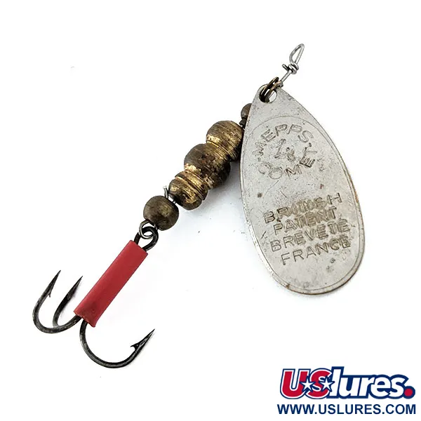 Vintage   Vintage Mepps Comet 4 (1960s), 2/5oz Silver spinning lure #14719