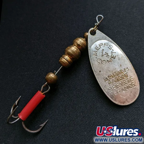 Vintage   Vintage Mepps Comet 4 (1960s), 2/5oz Silver spinning lure #14719