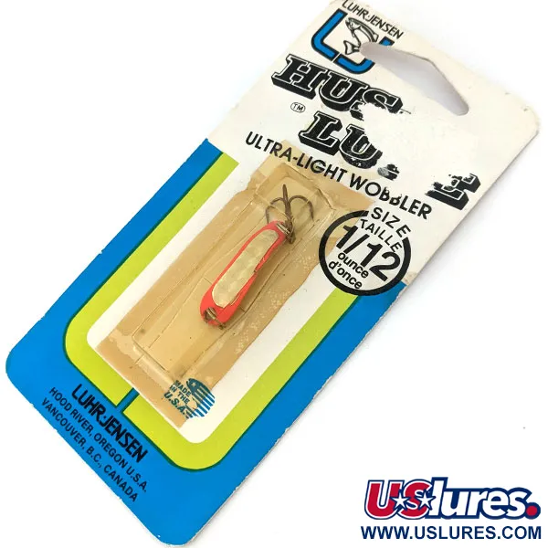  Luhr Jensen Hus-lure, 1/16oz Orange / Gold fishing spoon #14951