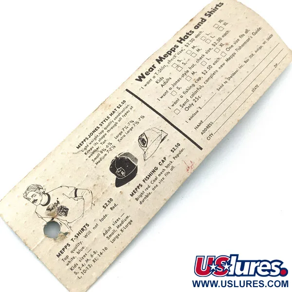   Mepps Aglia 2 (1980s), 3/16oz Copper spinning lure #17672