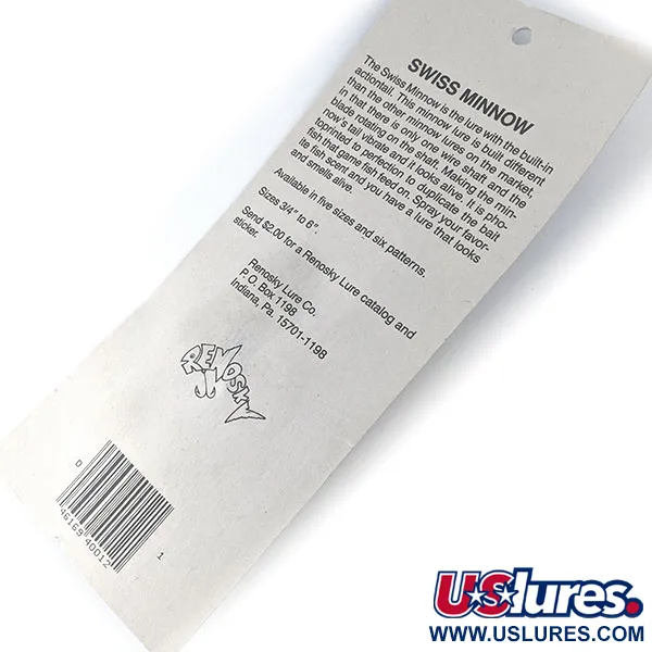   Renosky Lures Baby Swiss Lunker 4, 1oz  spinning lure #17441