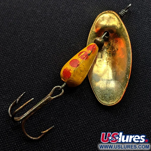 Vintage   Panther Martin 6, 3/16oz Gold / Orange spinning lure #14989