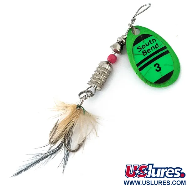 Vintage   South Bend 3, 1/4oz  spinning lure #15023