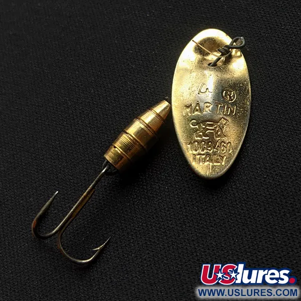 Vintage   Panther Martin 4, 1/8oz Gold spinning lure #15048
