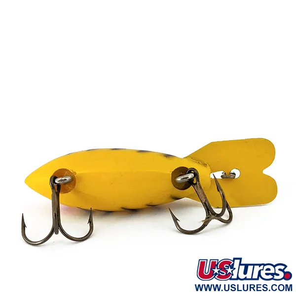 Vintage   Bomber 200 series, 1/3oz Yellow / Black fishing lure #15085