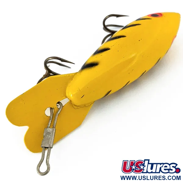 Vintage   Bomber 200 series, 1/3oz Yellow / Black fishing lure #15085