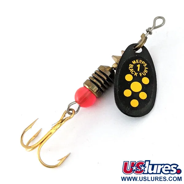Vintage   Mepps Black Fury 1, 1/8oz  spinning lure #15201