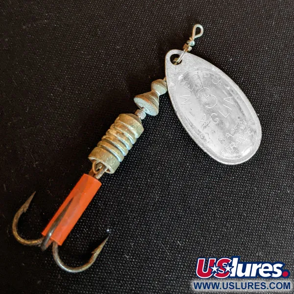 Vintage   Mepps Aglia 3, 1/4oz Silver spinning lure #15306