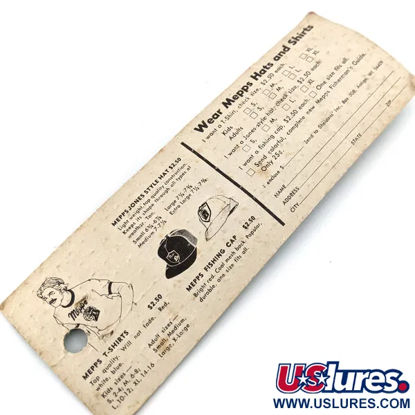   Vintage Mepps Aglia 2 (1980s), 3/16oz Copper spinning lure #15346