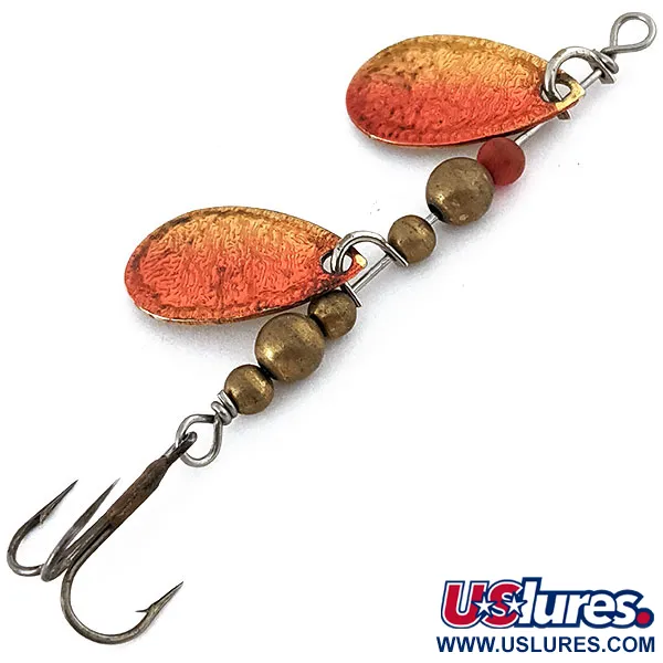 Vintage   Thomas Double Spinn, 3/16oz Gold spinning lure #15376