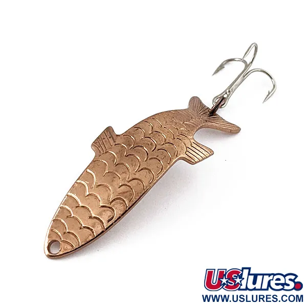 Vintage   Acme Phoebe, 1/4oz Copper fishing spoon #17793