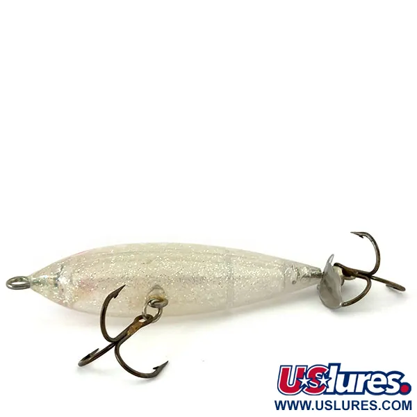 Vintage   Rebel Top R prop, 1/3oz Pearl fishing lure #15428