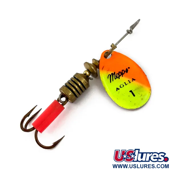 Vintage   Mepps Aglia 1 UV, 1/8oz  spinning lure #15506