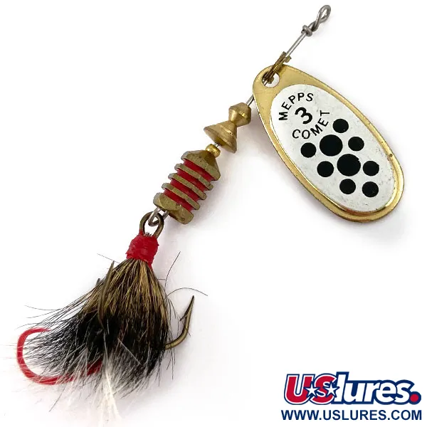 Vintage   Mepps Comet 3 Dressed, 1/4oz  spinning lure #15508
