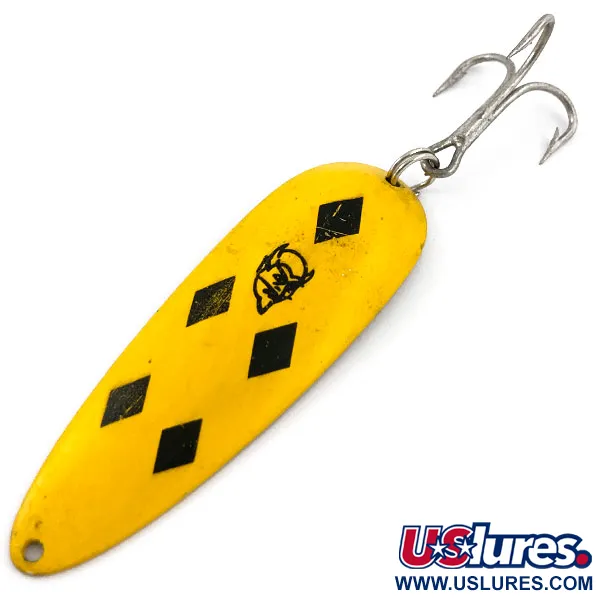 Vintage  Eppinger Dardevle, 1oz Black Diamonds fishing spoon #18064