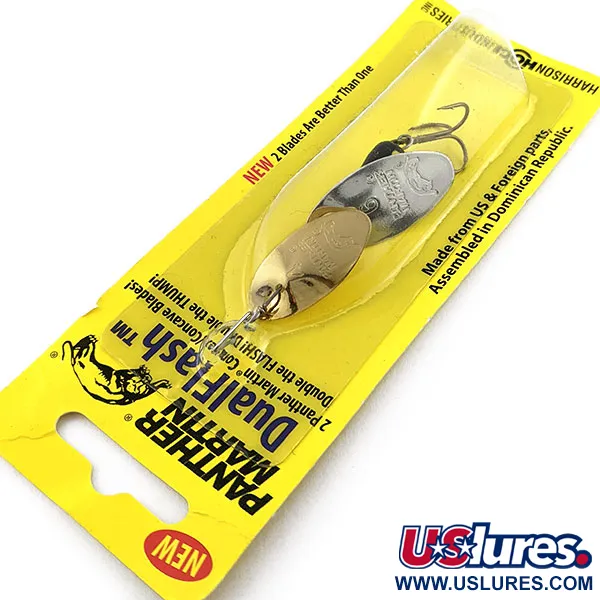  Panther Martin Dual Flash, 1/3oz Silver / Gold spinning lure #15721