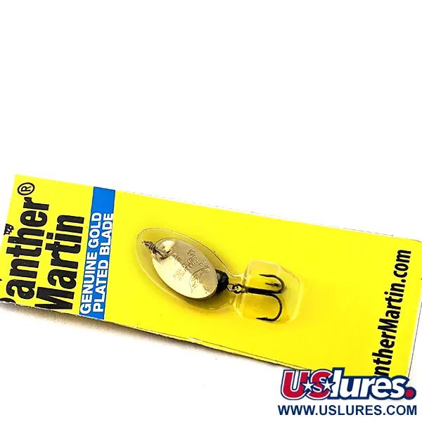   Panther Martin 2, 3/32oz Gold spinning lure #15749