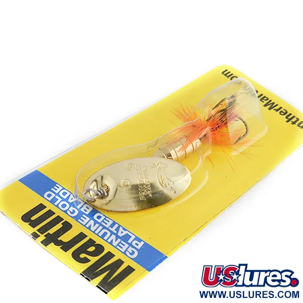   Panther Martin Zavorra con Mosca 6, 3/16oz Gold spinning lure #15842