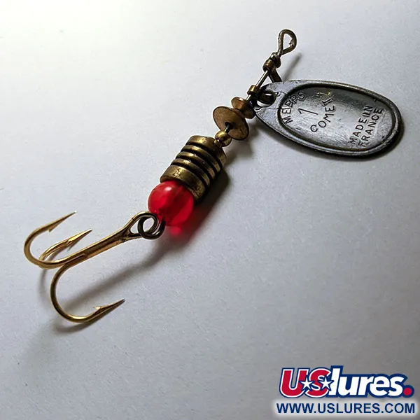 Vintage   Mepps Comet 1, 1/8oz Black spinning lure #15957