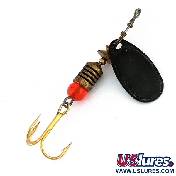 Vintage   Mepps Comet 1, 1/8oz Black spinning lure #15957