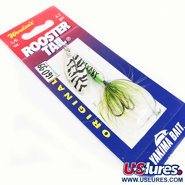  Yakima Bait Worden’s Original Rooster Tail, 3/16oz  spinning lure #16099