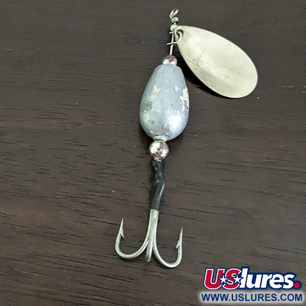 Vintage   Luhr Jensen Cherry Bobber, 3/16oz Nickel spinning lure #16209