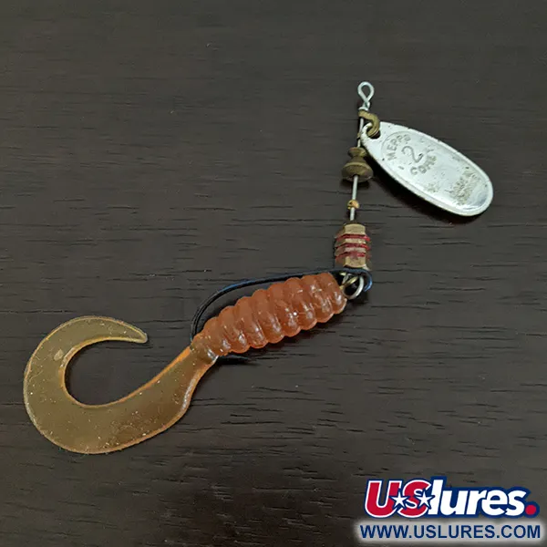 Vintage   Mepps Comet 2 Combo killer, 1/4oz Silver spinning lure #16210