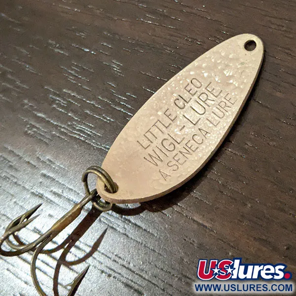 Vintage  Seneca Little Cleo Crystal, 1/4oz Crystal fishing spoon #17811