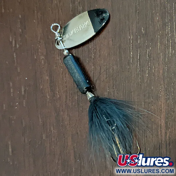 Vintage   Silverlake, 1/8oz Nickel/black spinning lure #16435