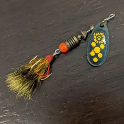 Mepps Black Fury 2 Dressed (squirrel tail)