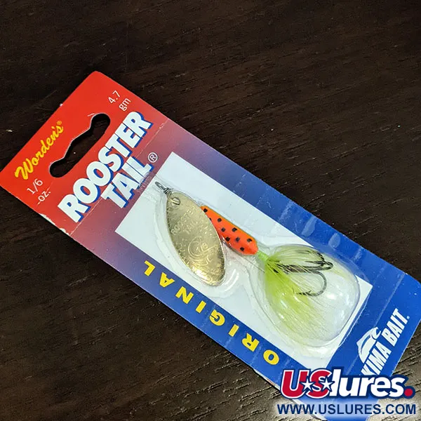  Yakima Bait Worden’s Original Rooster Tail, 3/16oz  spinning lure #16477