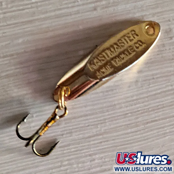 Vintage  Acme Kastmaster, 1/8oz Gold fishing spoon #16508