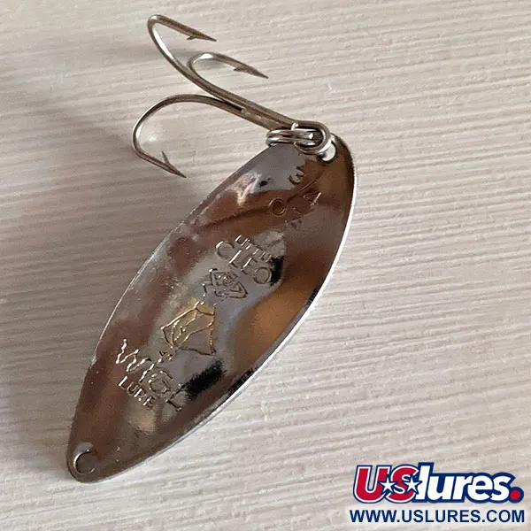 Vintage  Seneca Little Cleo (Hula Girl), 3/4oz Nickel fishing spoon #16509