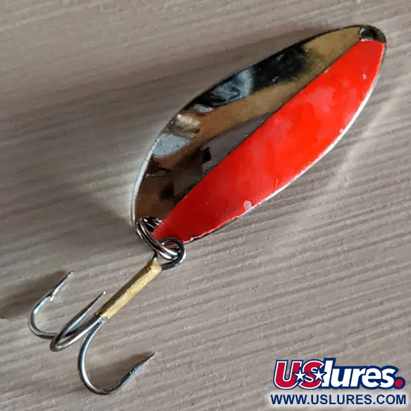 Vintage  Seneca Little Cleo (Hula Girl), 1/2oz Nickel/Red fishing spoon #16510