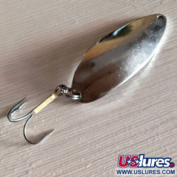 Vintage  Seneca Little Cleo (Hula Girl), 1/2oz Nickel fishing spoon #16511