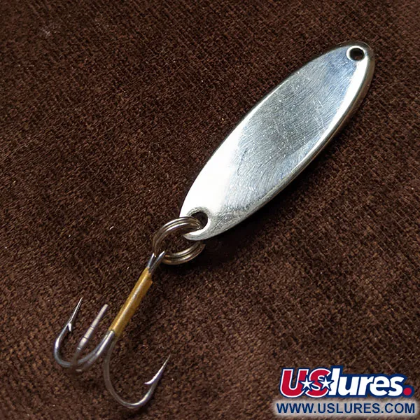 Vintage  Acme Kastmaster, 3/8oz Nickel/Green fishing spoon #16546