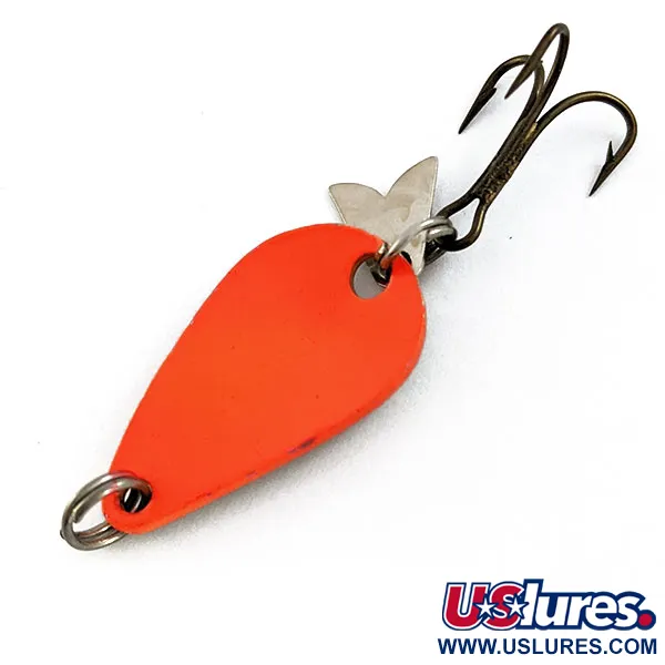 Vintage  Acme K.O. Wobbler , 1/8oz Никель/красный fishing spoon #16574