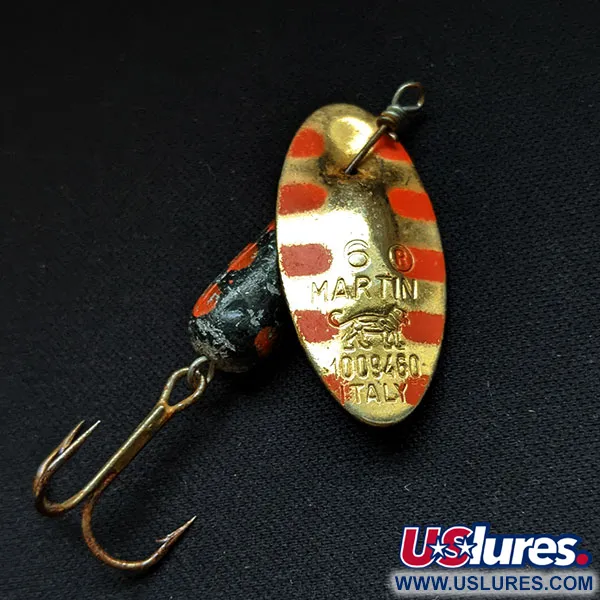 Vintage   Panther Martin 6, 3/16oz Gold/red spinning lure #16618