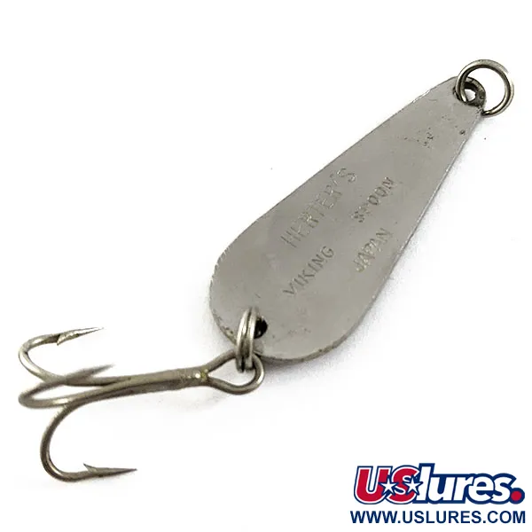 Vintage   Herter's Viking Spoon​ (Japan), 3/16oz Silver fishing spoon #16631
