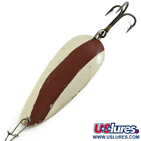 Vintage  Eppinger Dardevle Dardevlet, 3/4oz Red/White/Nickel fishing spoon #16637