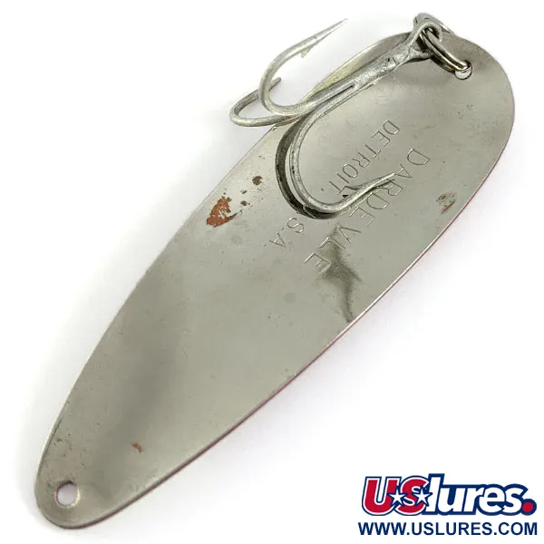 Vintage  Eppinger Dardevle, 1oz Red/White/Nickel fishing spoon #16638