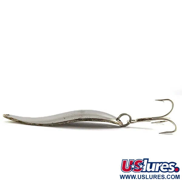 Vintage  Acme Fiord Spoon, 2/3oz Nickel fishing spoon #16640