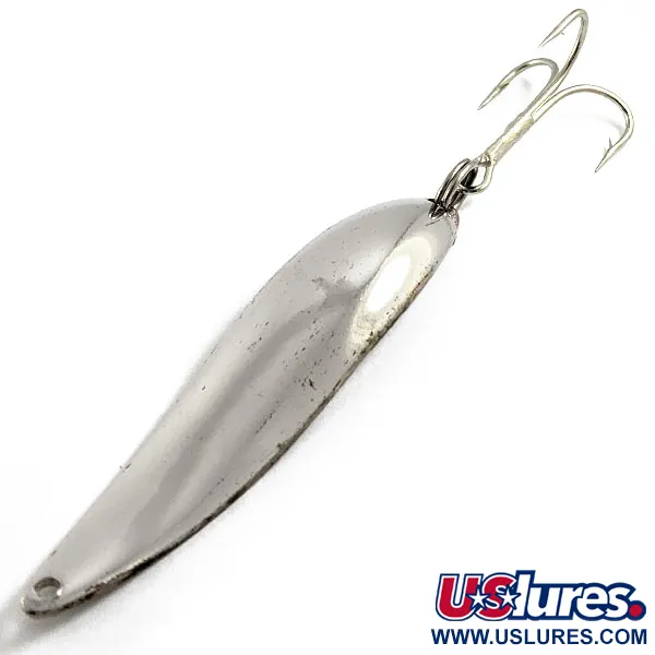 Vintage  Acme Fiord Spoon, 2/3oz Nickel fishing spoon #16640