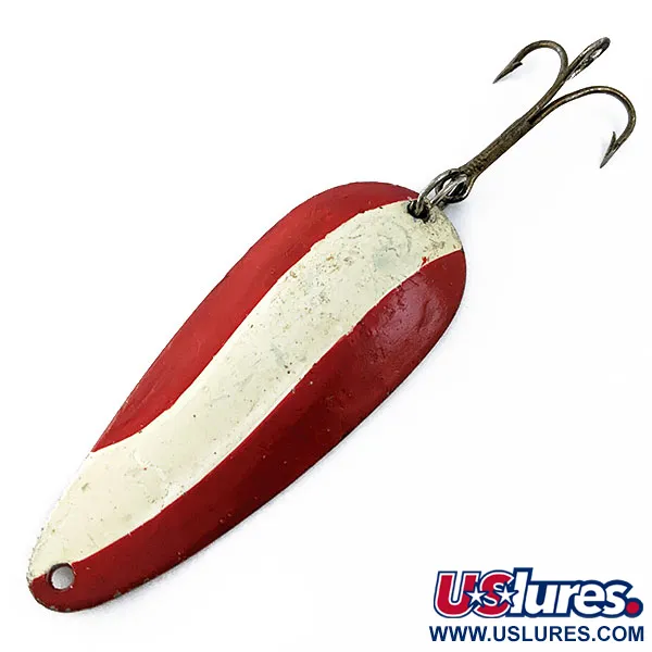 Vintage  Eppinger Dardevle Dardevlet, 3/4oz Red/White/Nicke fishing spoon #16653