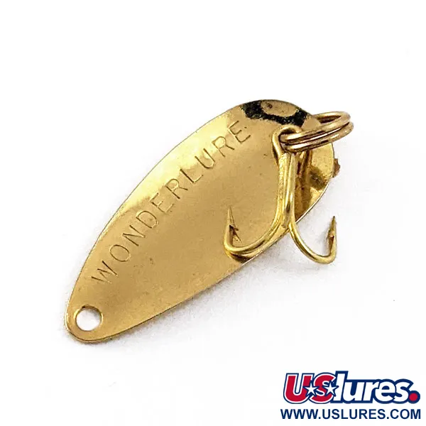 Vintage  Acme Wonderlure, 1/32oz Gold fishing spoon #16661