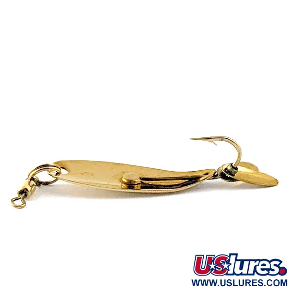 Vintage  Hildebrandt Spinners Hildebrandt, 3/64oz Gold fishing spoon #16668