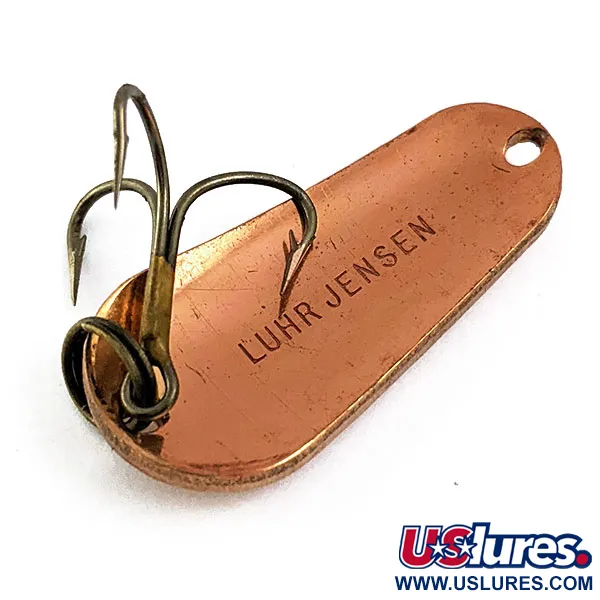   Luhr Jensen Luhr’s wobbler, 2/5oz Copper fishing spoon #16674