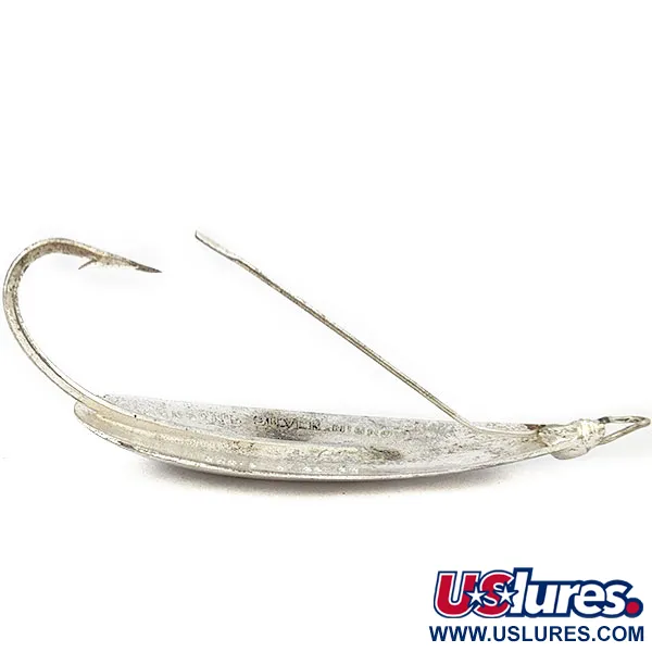 Vintage   Johnson Silver Minnow, 3/4oz Silver fishing spoon #16701