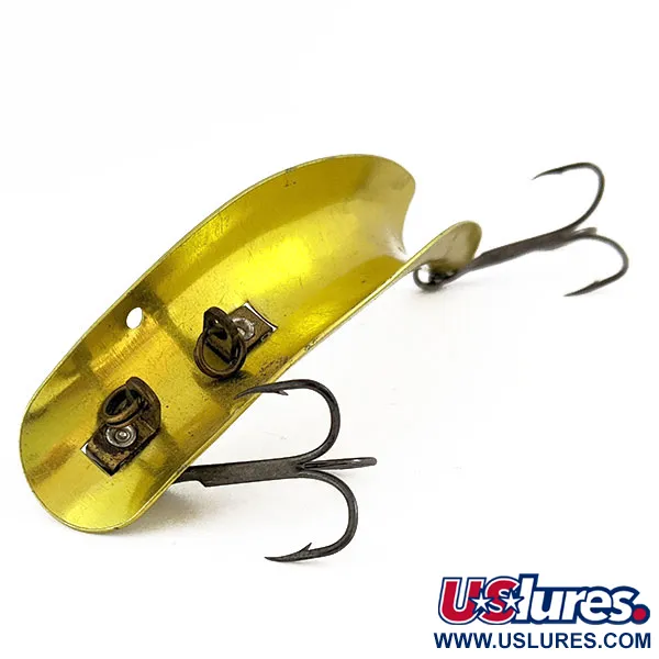 Vintage   Russelure 3 , 1/4oz Gold fishing lure #16704